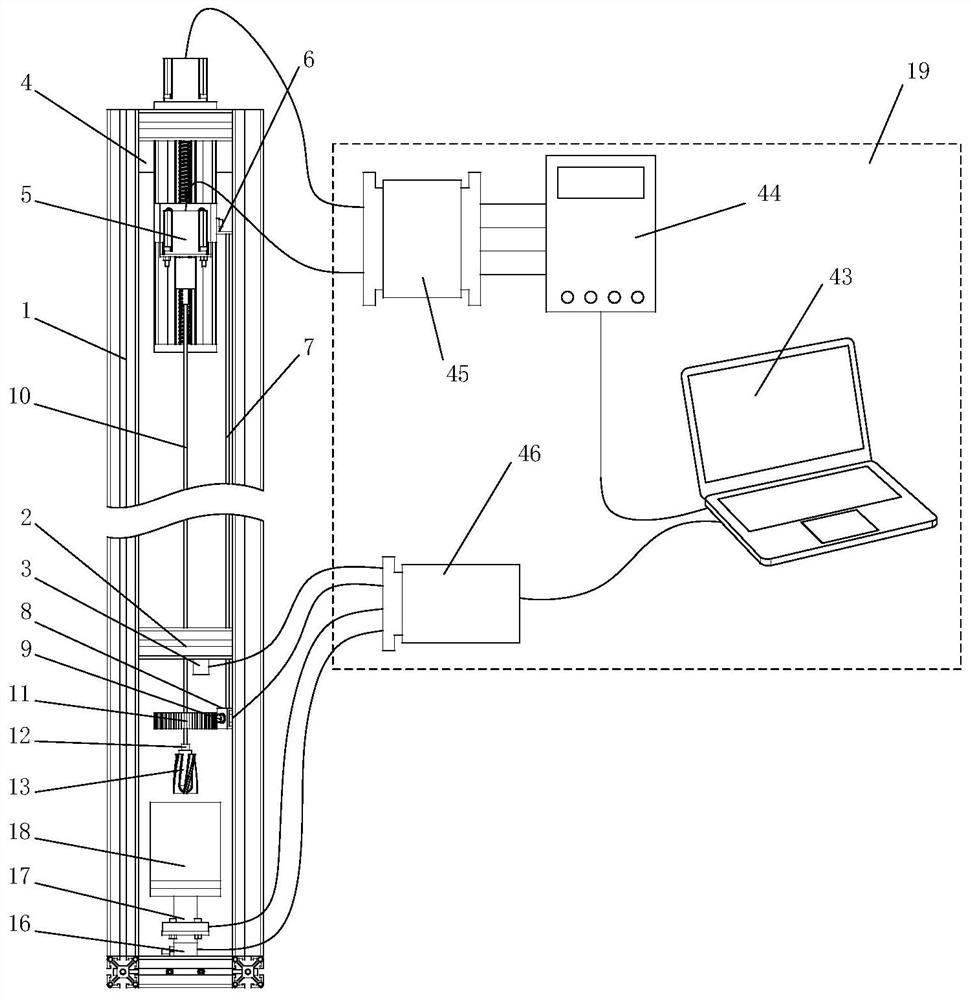 An experimental device for drilling self-excited vibration and stick-slip vibration simulation