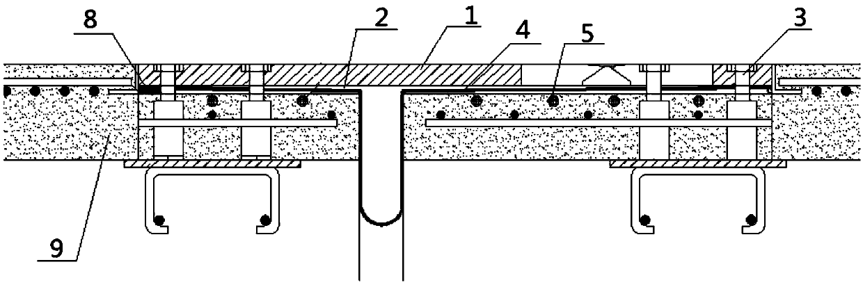 Waterproof steel comb plate expansion joint system