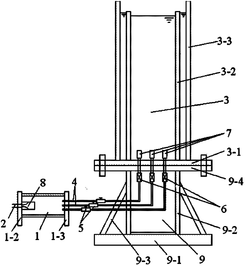 Stimulated aeration test device based on aerobic water treatment condition simulation