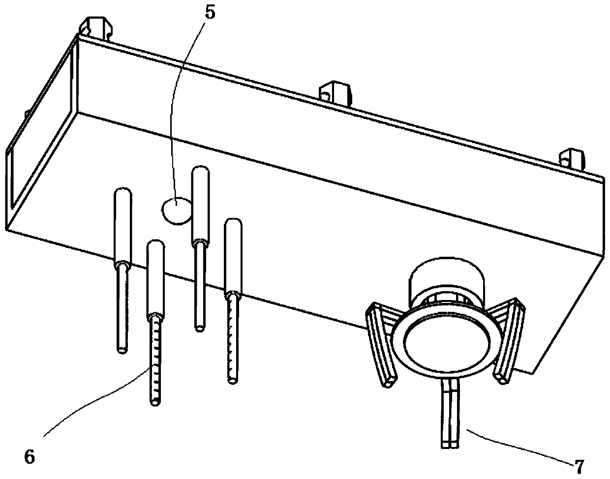 Auxiliary device for rice transplanting