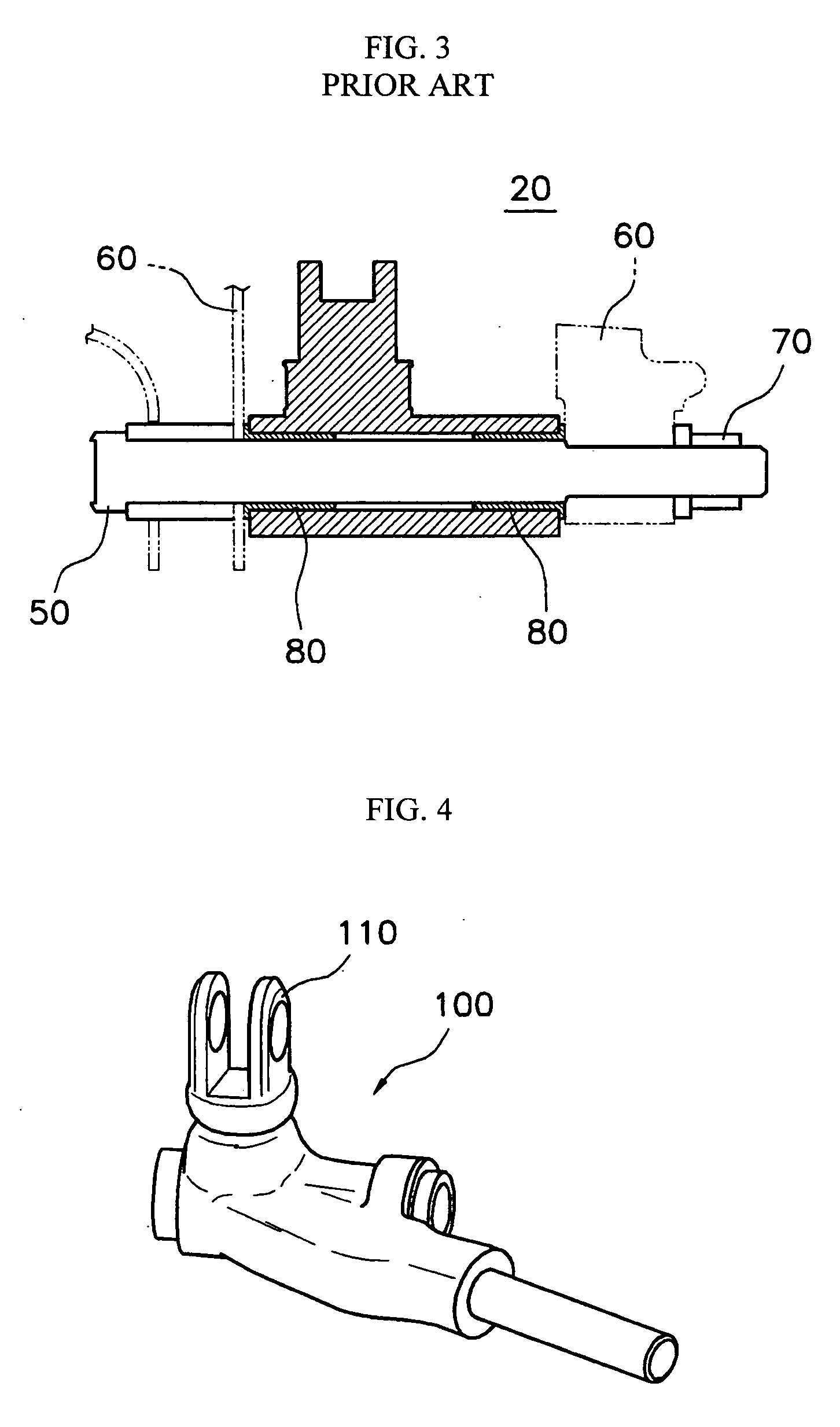 Control lever for active geometry control suspension