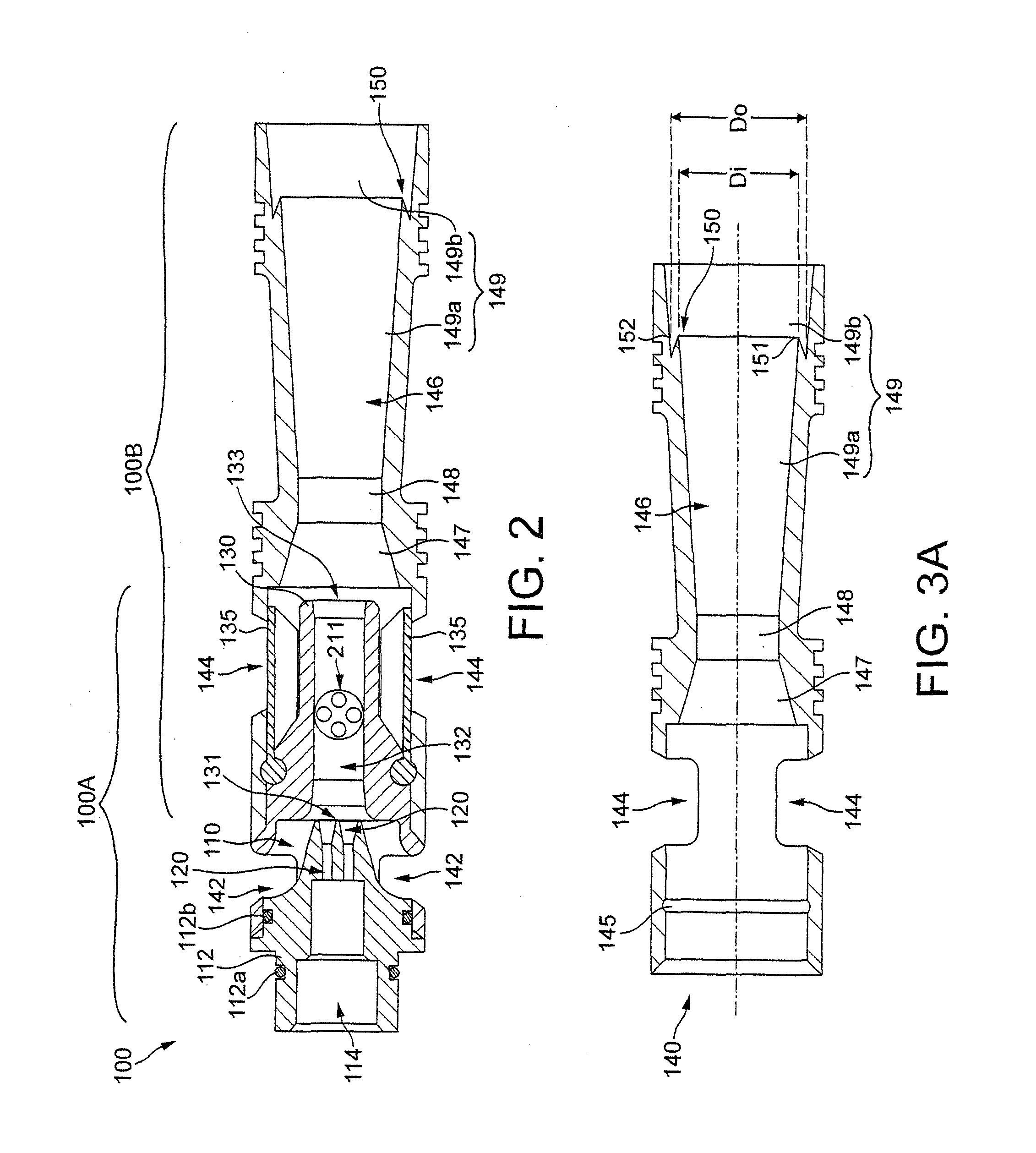 Multi-Stage Vacuum Ejector With Molded Nozzle Having Integral Valve Elements