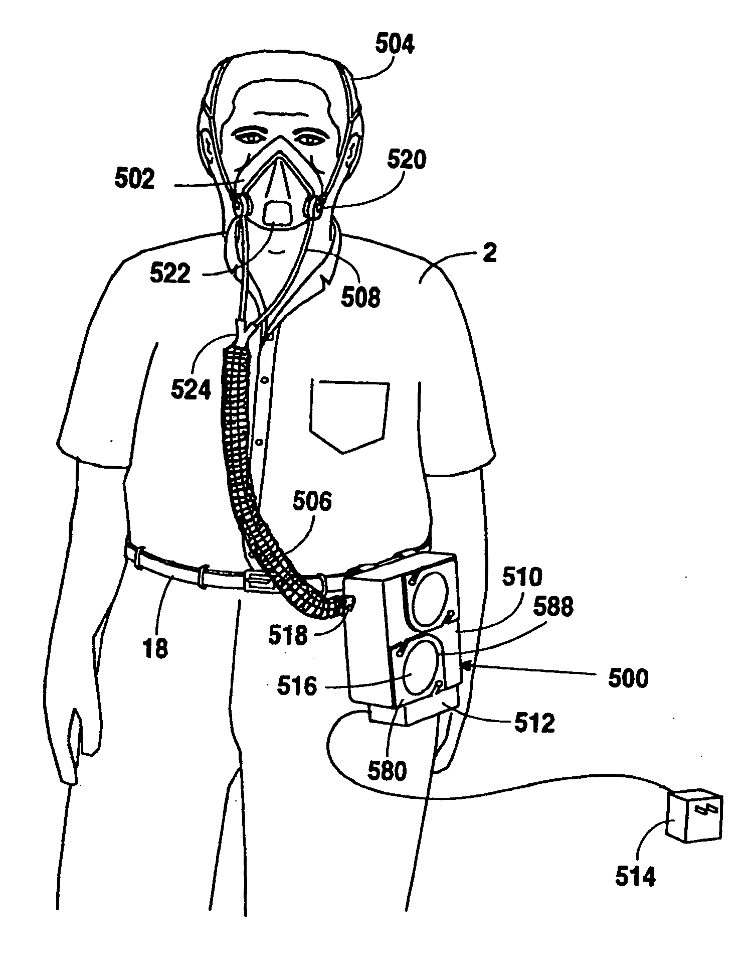 Personal air filtering and isolation device