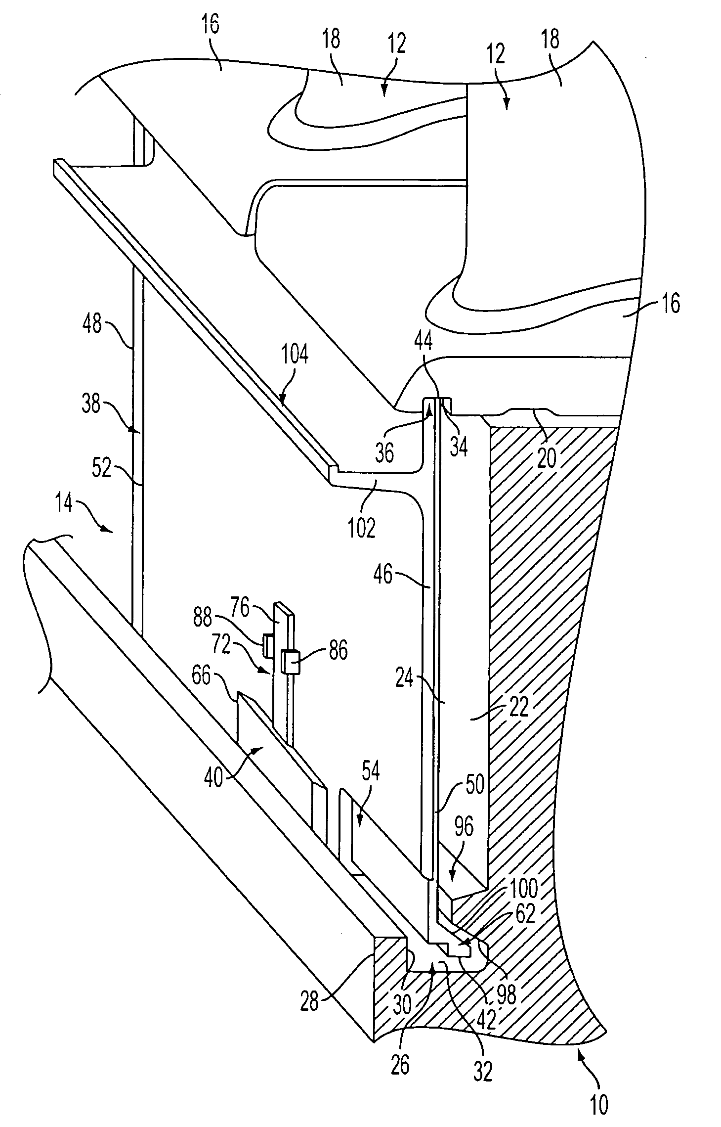 Turbine seal plate locking system