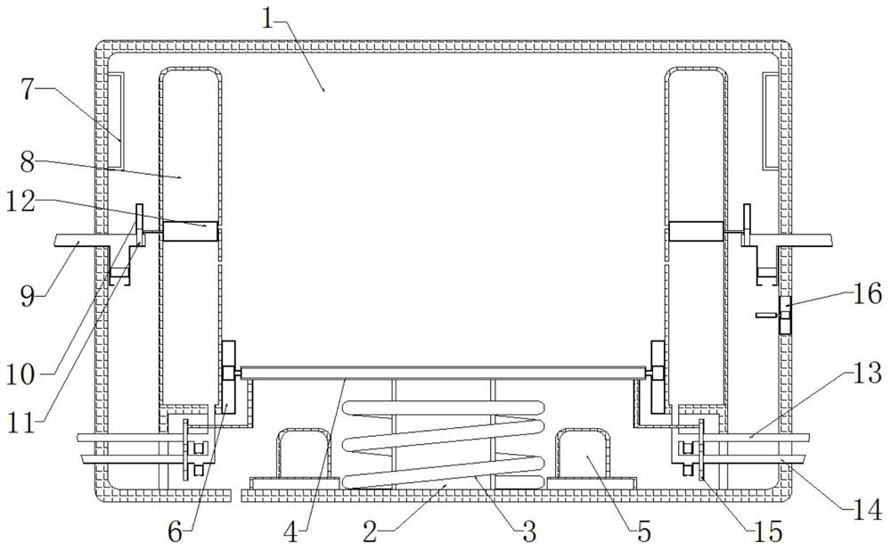 A device for automatic clamping and ultrasonic comprehensive cleaning using air inflation