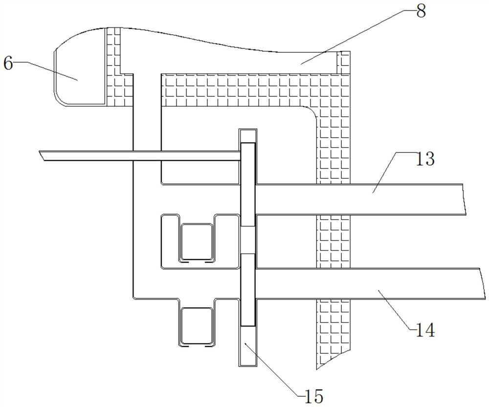 A device for automatic clamping and ultrasonic comprehensive cleaning using air inflation