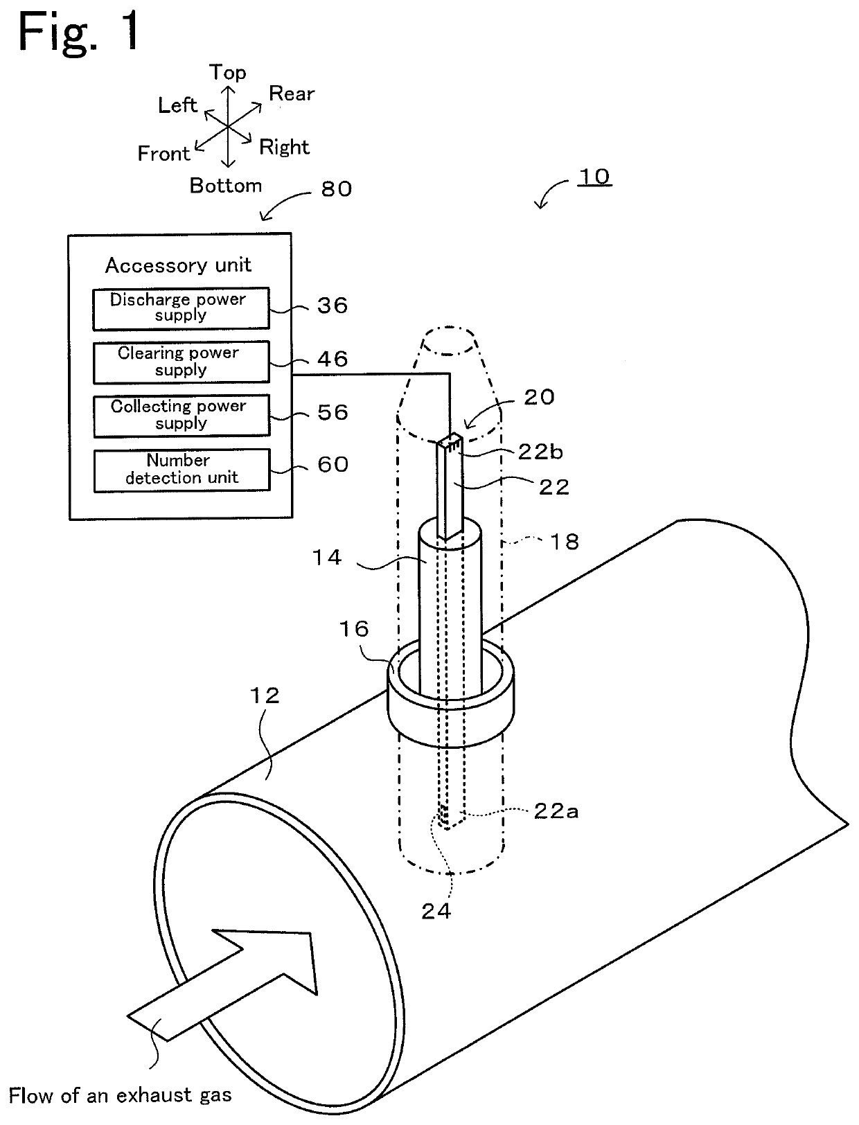 Particle detection element and particle detector