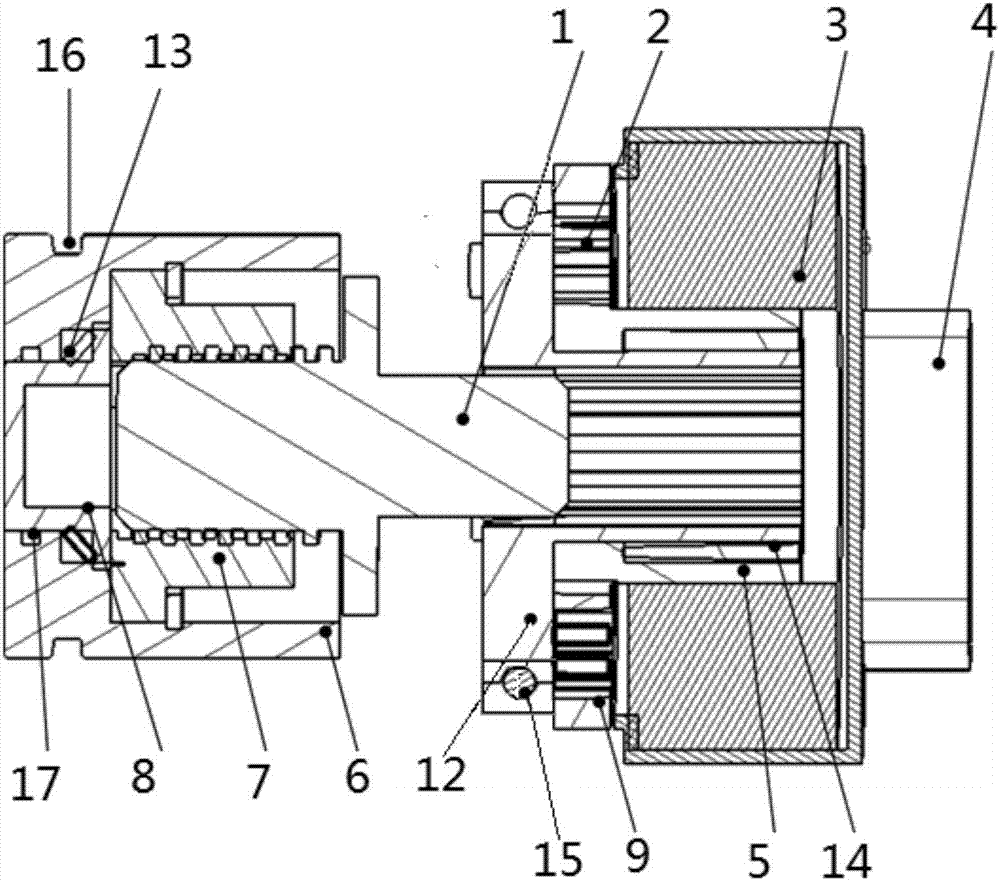 Electronically-controlled electric brake caliper assembly
