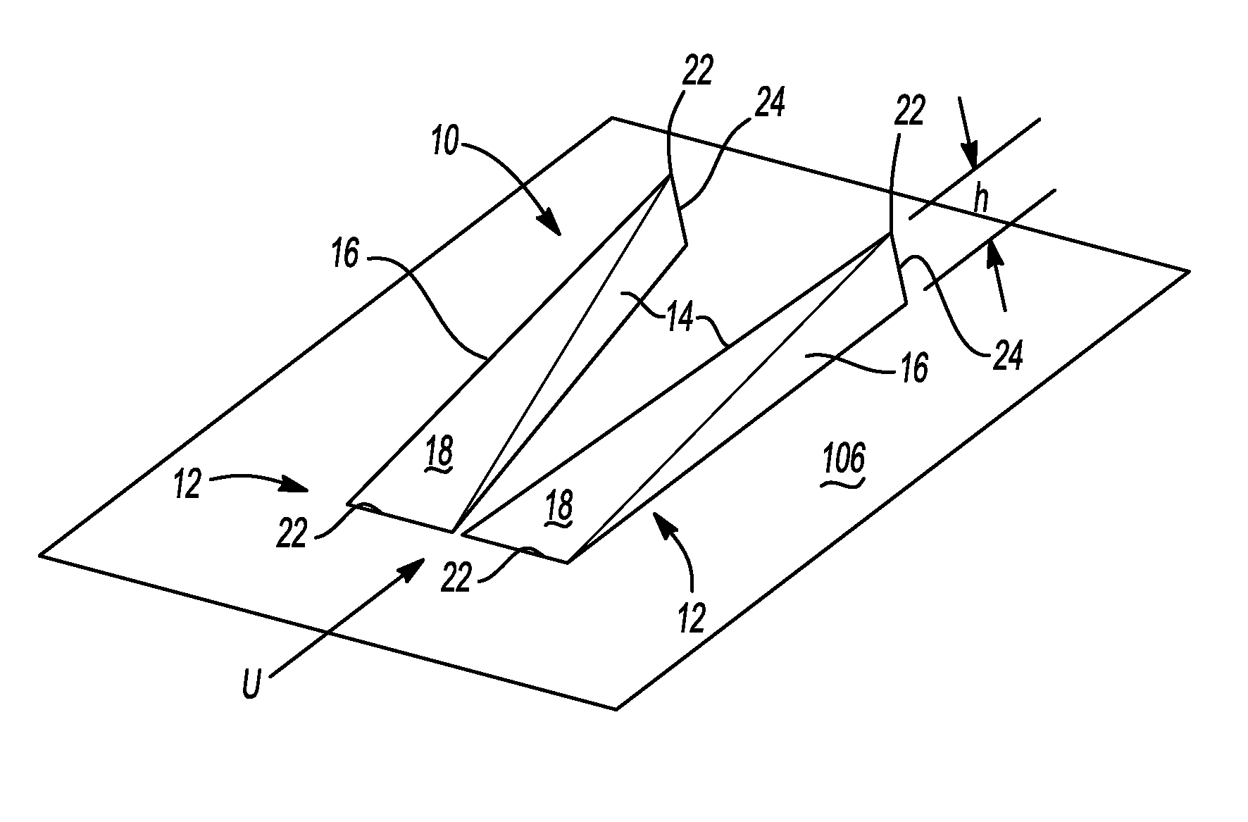 Passive boundary layer control elements