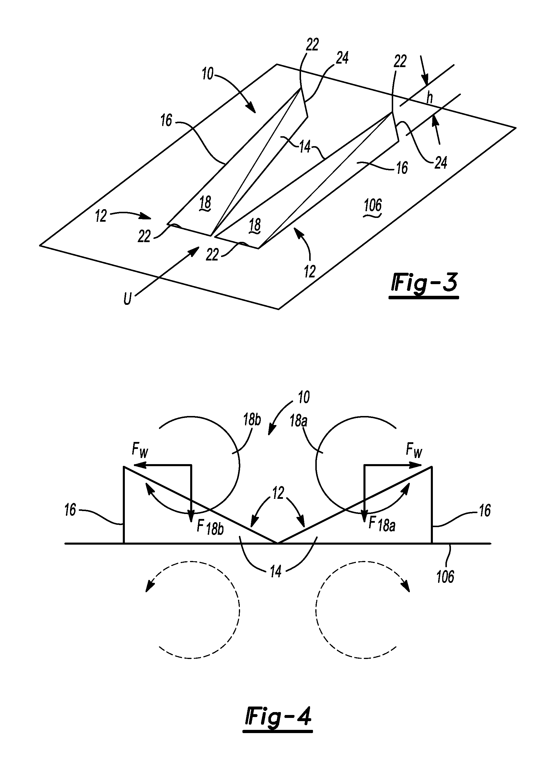 Passive boundary layer control elements