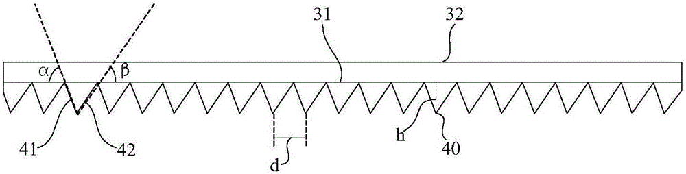 Lateral entrance type backlight module and display device