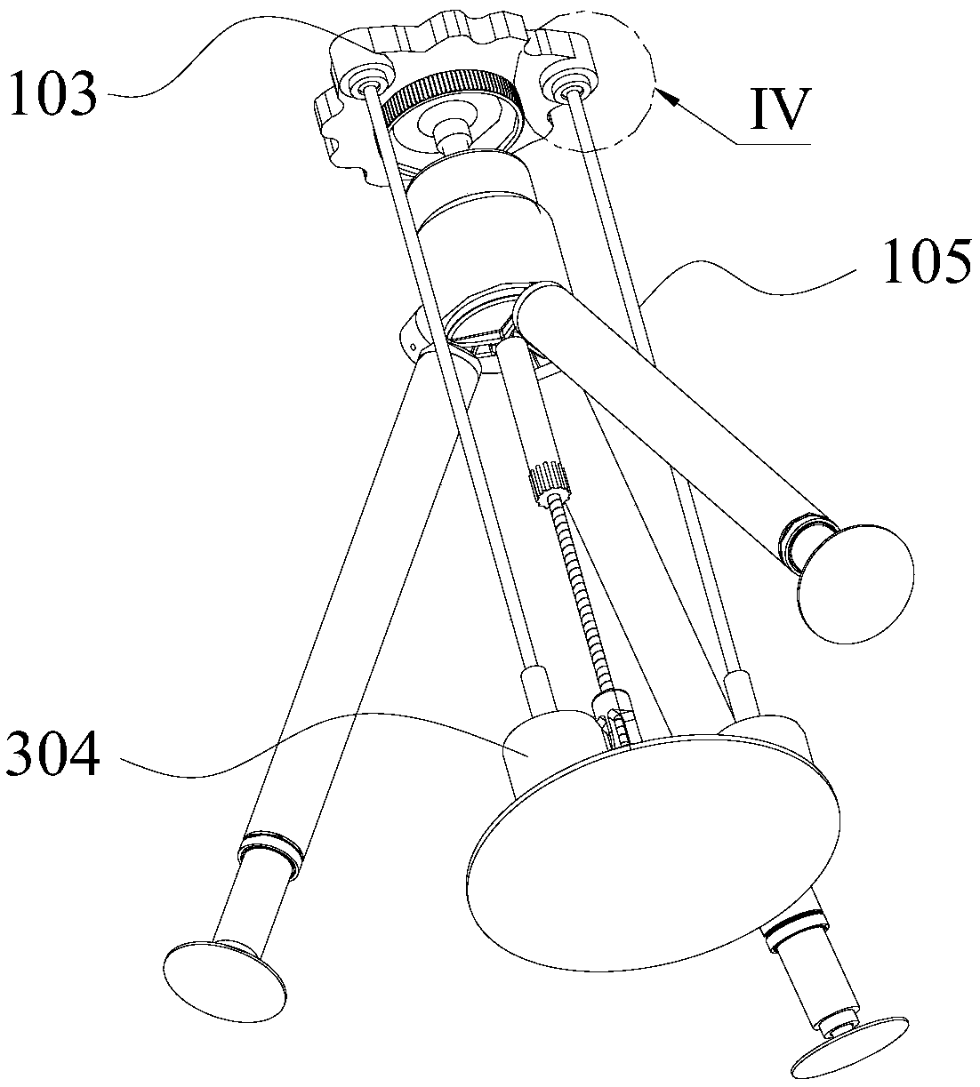 A tripod and photographic device