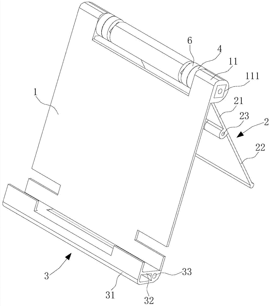 Panel electronic product bracket