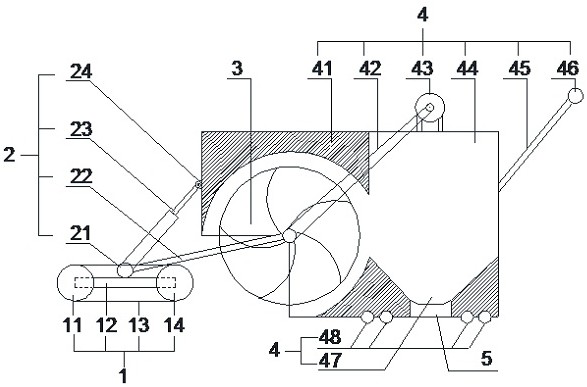 A Low Disturbance Leveling Machine for Foundation Pit