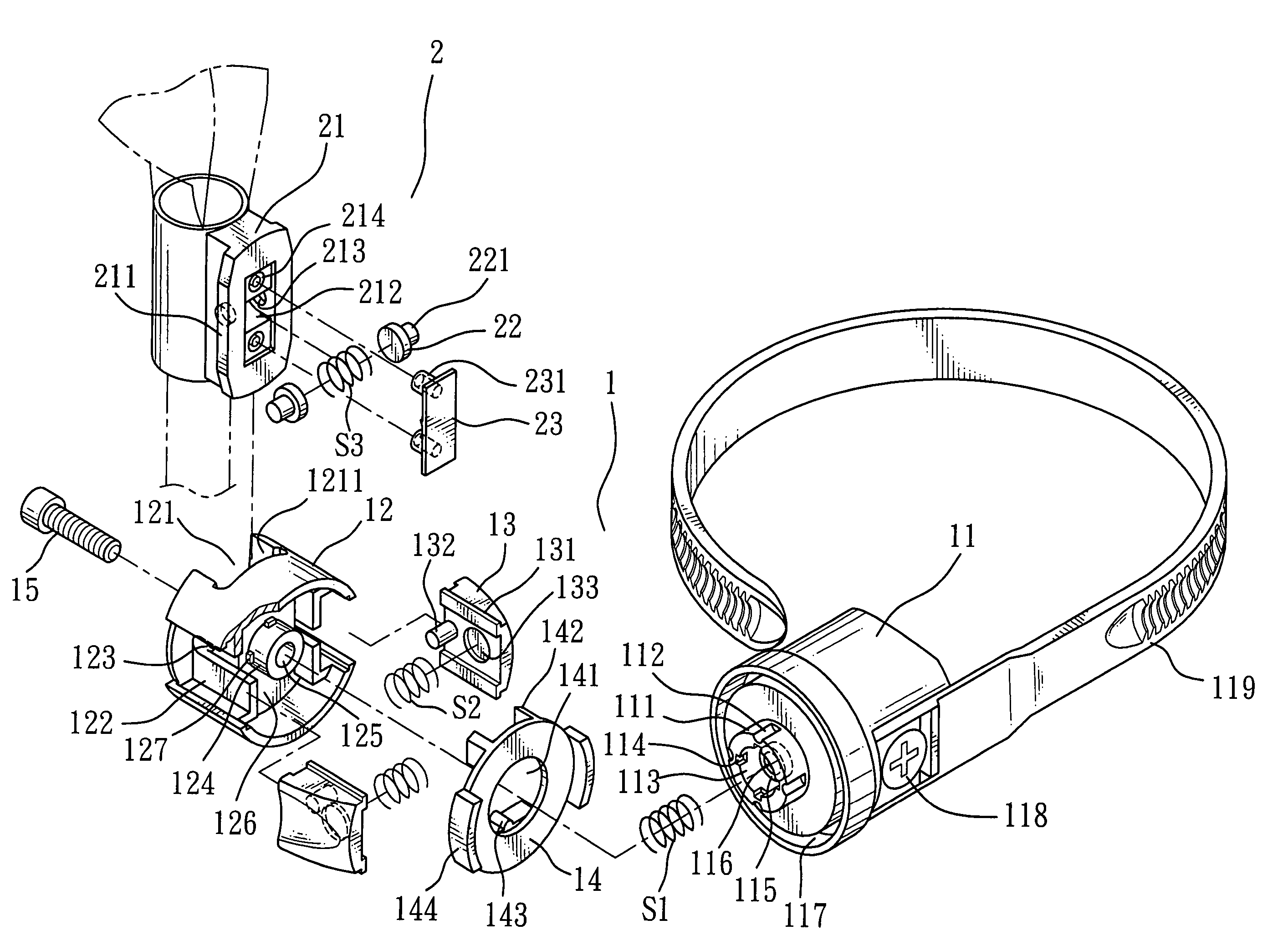 Bicycle lock holding apparatus