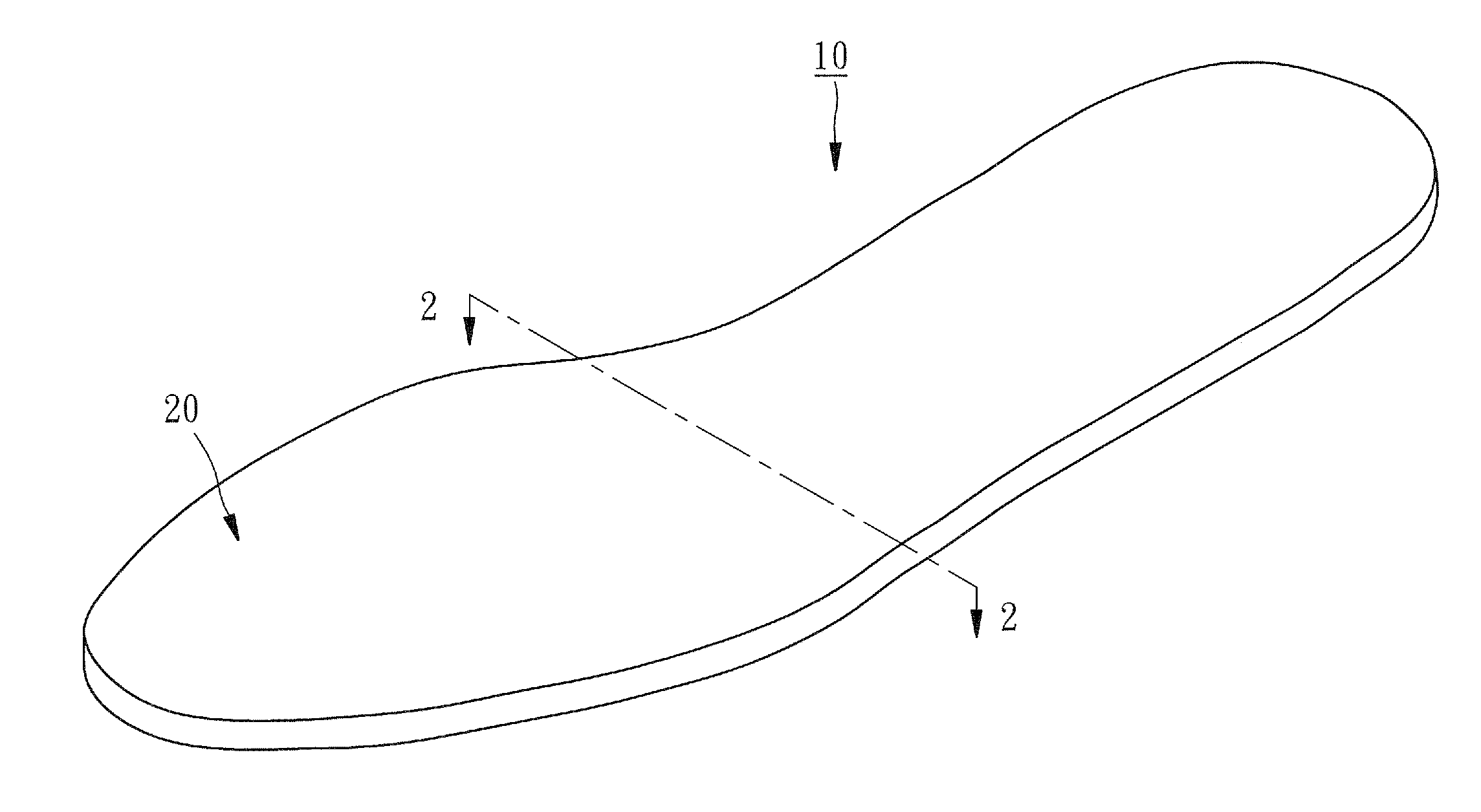 Multilayered insole for footwear