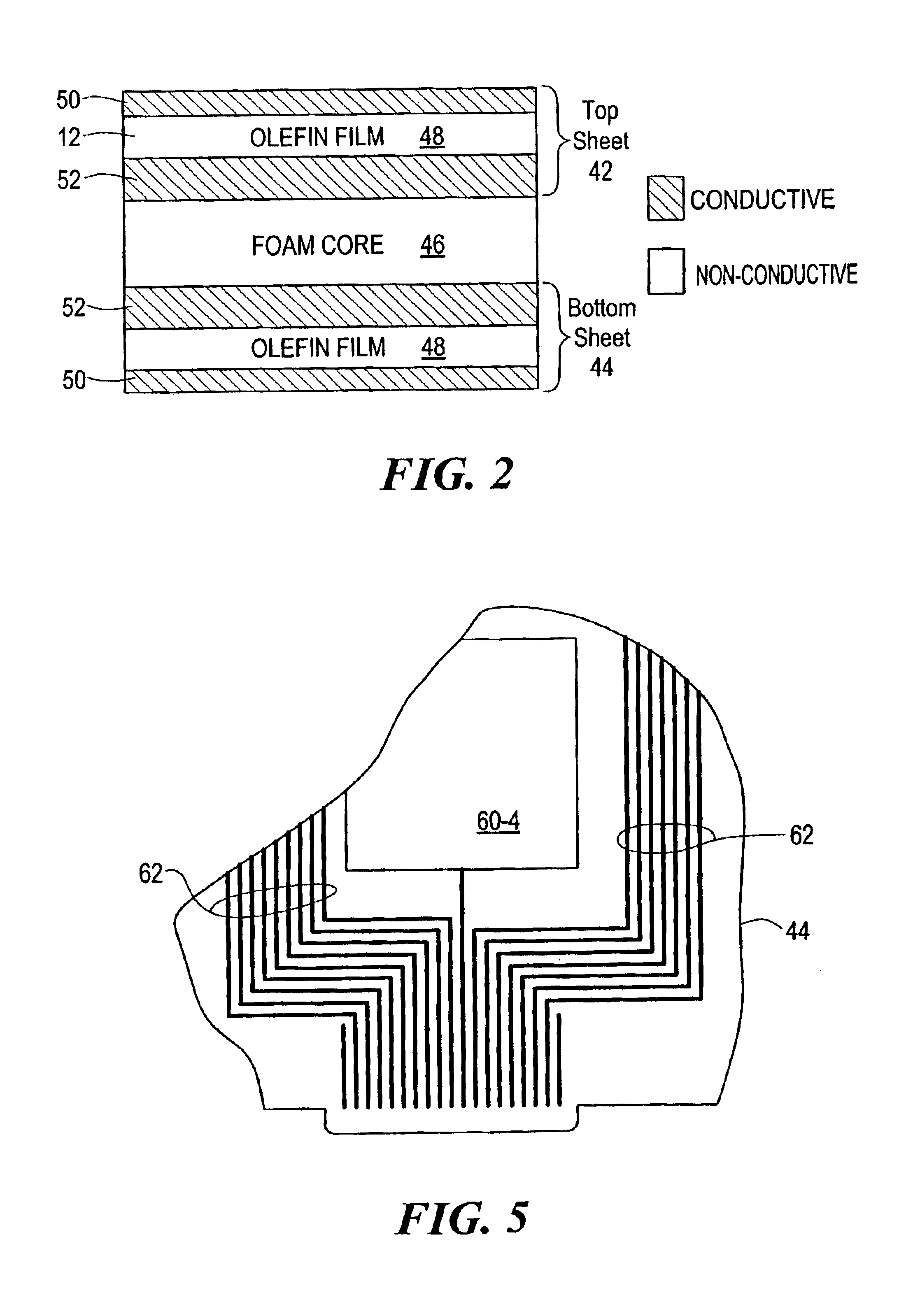 Patient monitoring system employing array of force sensors on a bedsheet or similar substrate