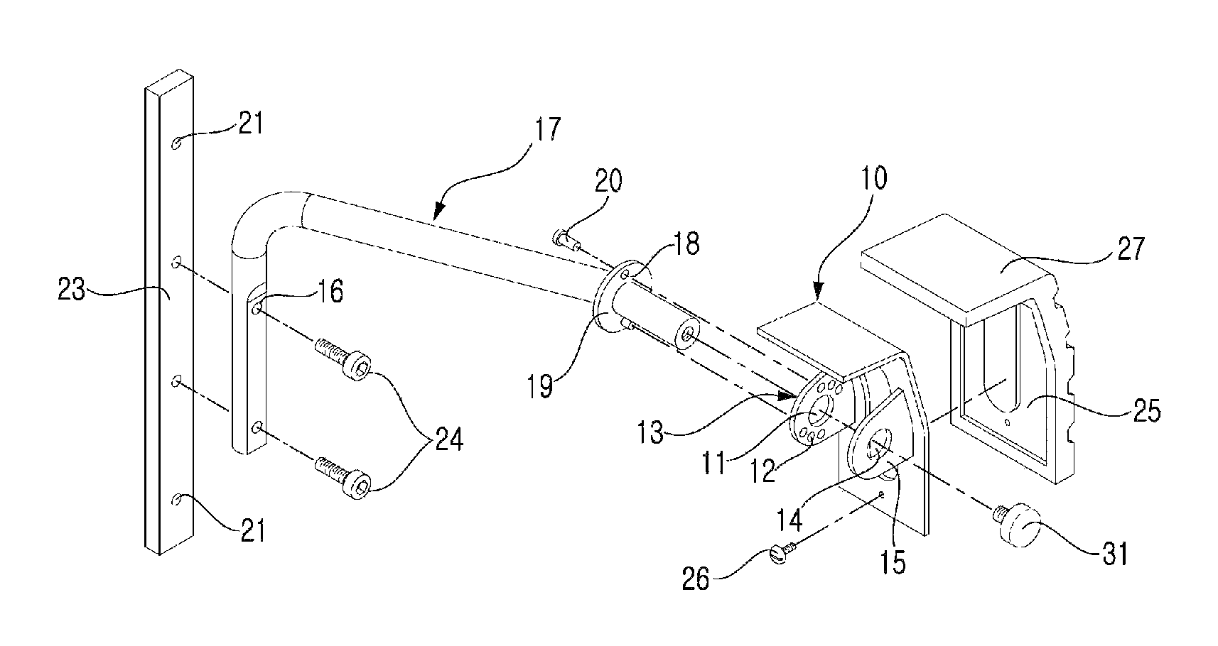 Apparatus for adjusting height and angle of footrest support for construction equipment