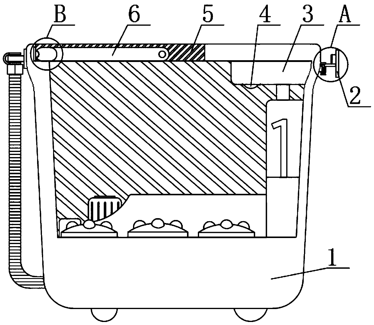 Foot tub with sterilization function