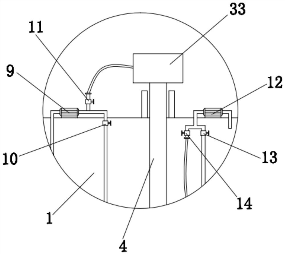 A double-leaf hydraulic gate with gravity opening and closing