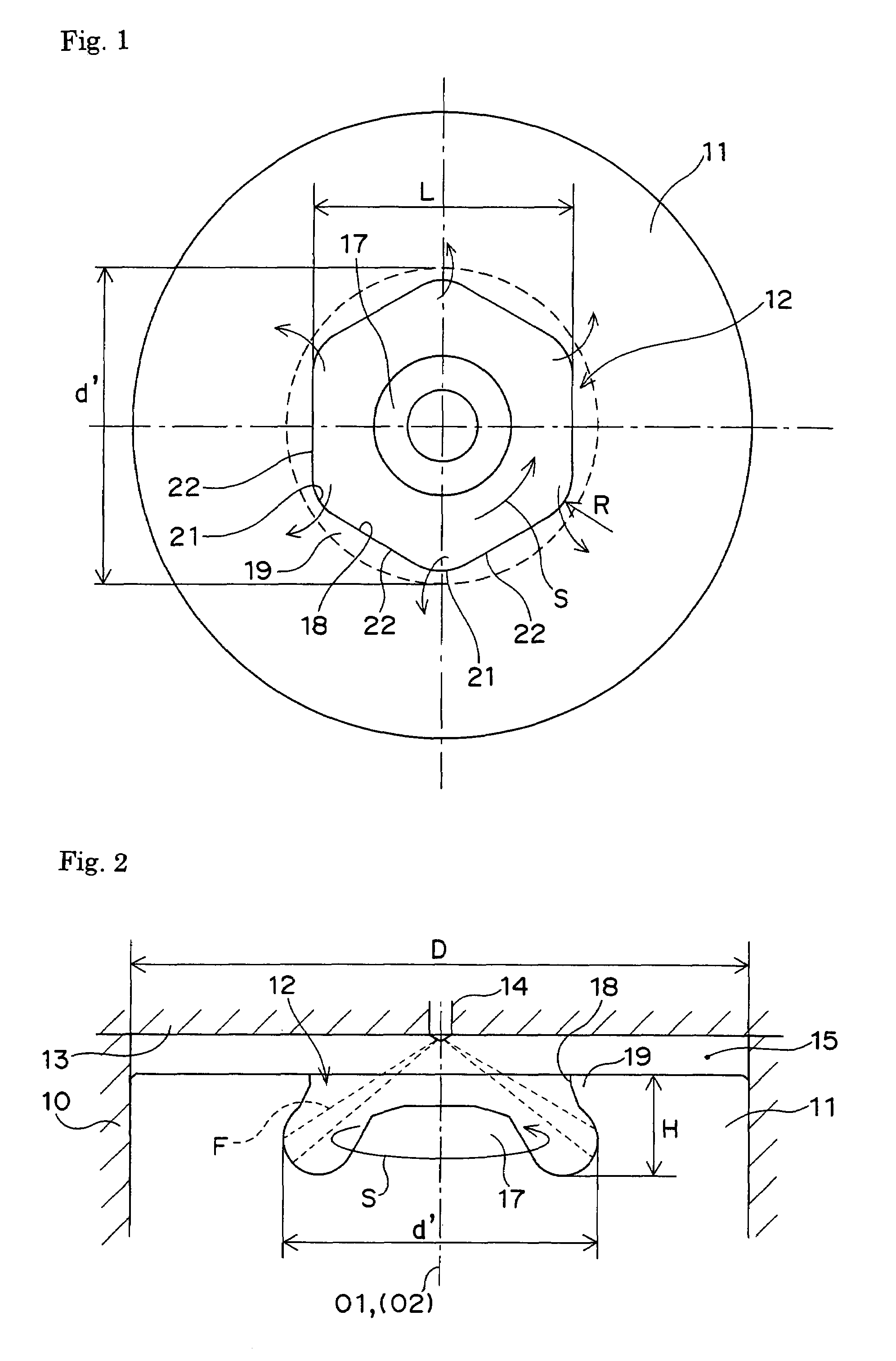 Shape of combustion chamber for direct-injection diesel engine