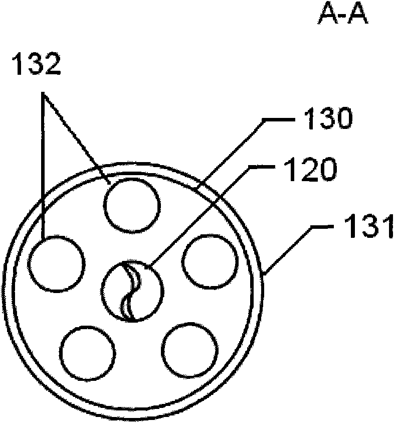 Device and method for dredging discharge valve of polyurethane foam gap filler pot