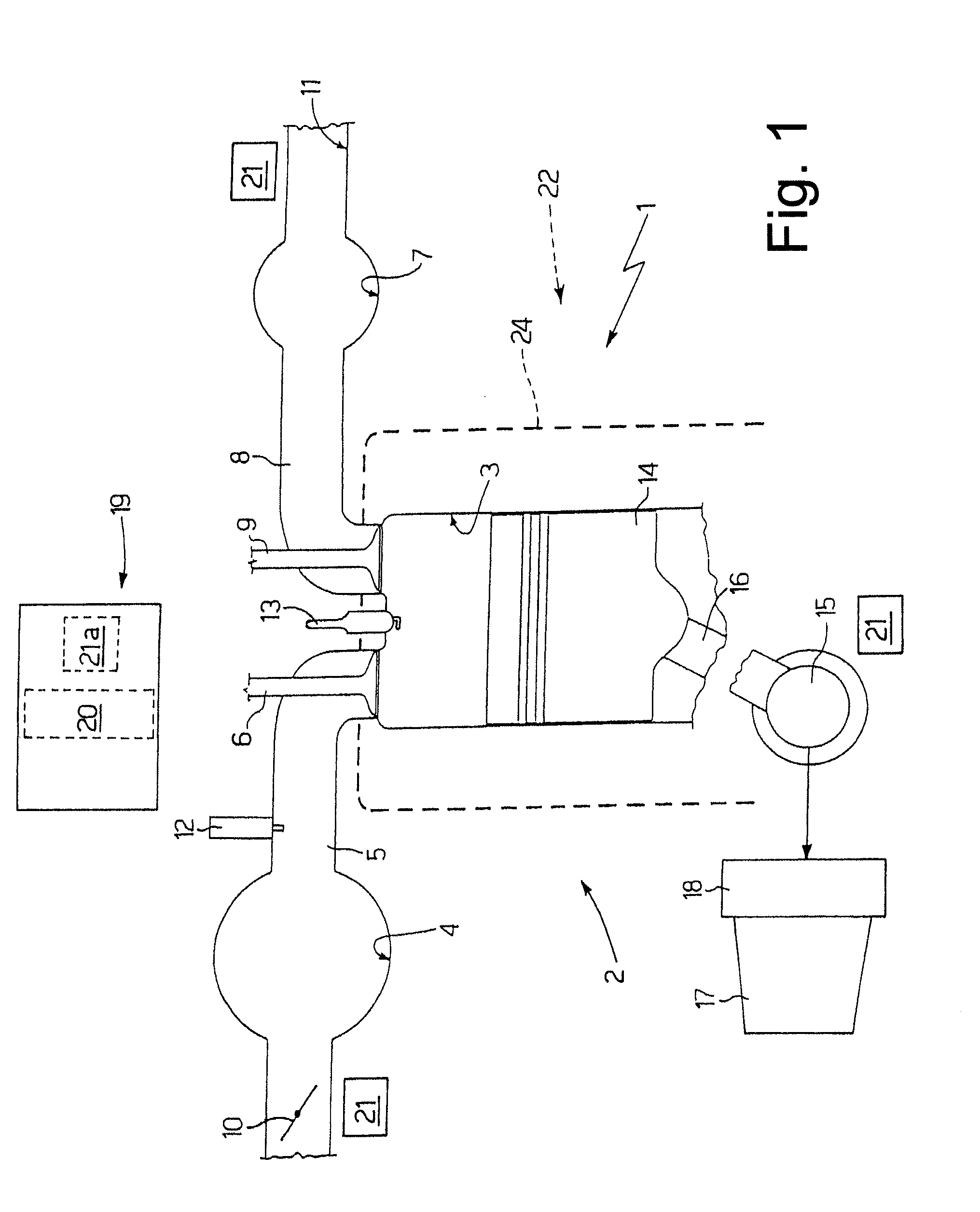 Method of microphone signal controlling an internal combustion engine