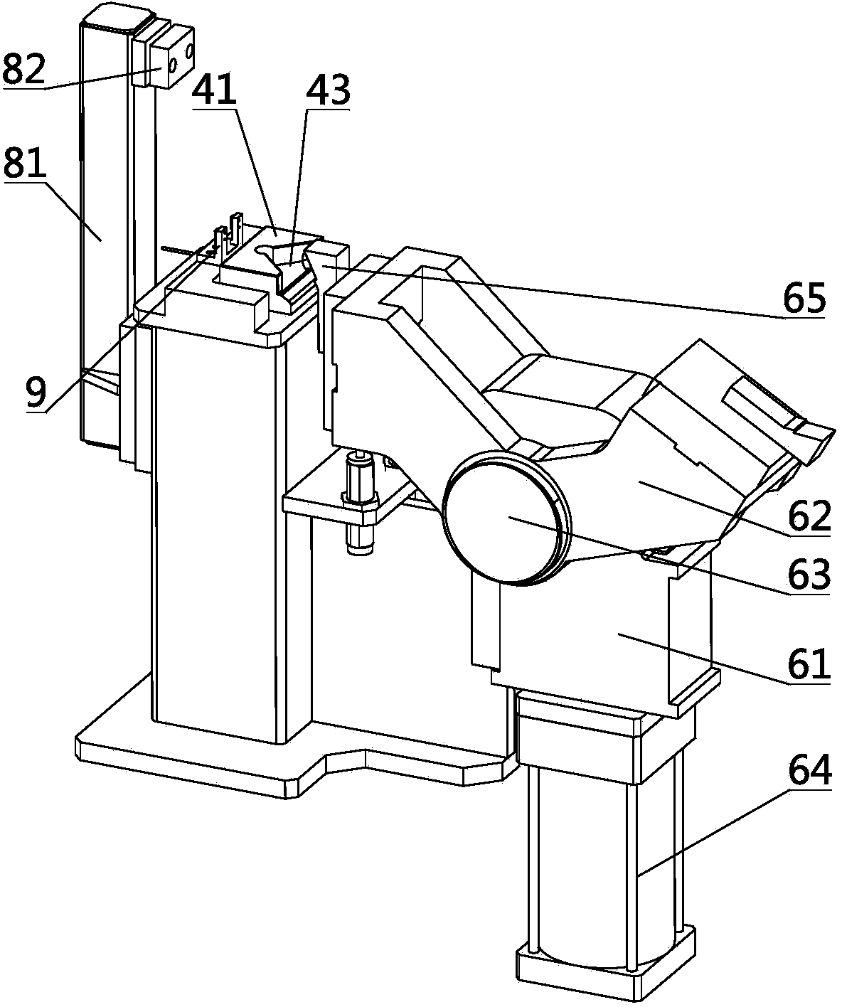 Rapid positioning and clamping system for flexible vehicle body welding line gripper clamp assembly