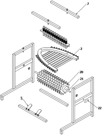 String knocking music device