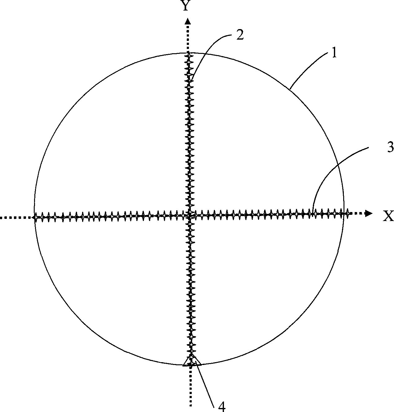 Detection method for silicon wafer warpage degree