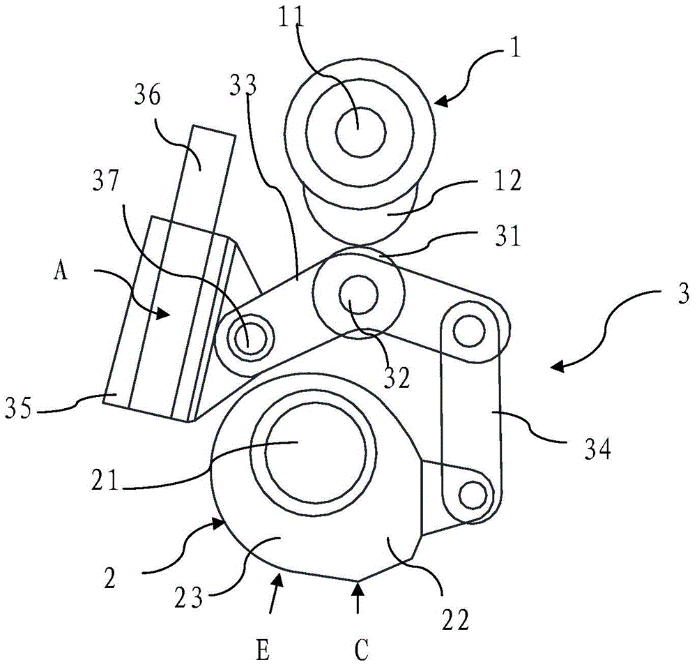 Engine valve driving mechanism and engine valve driving device