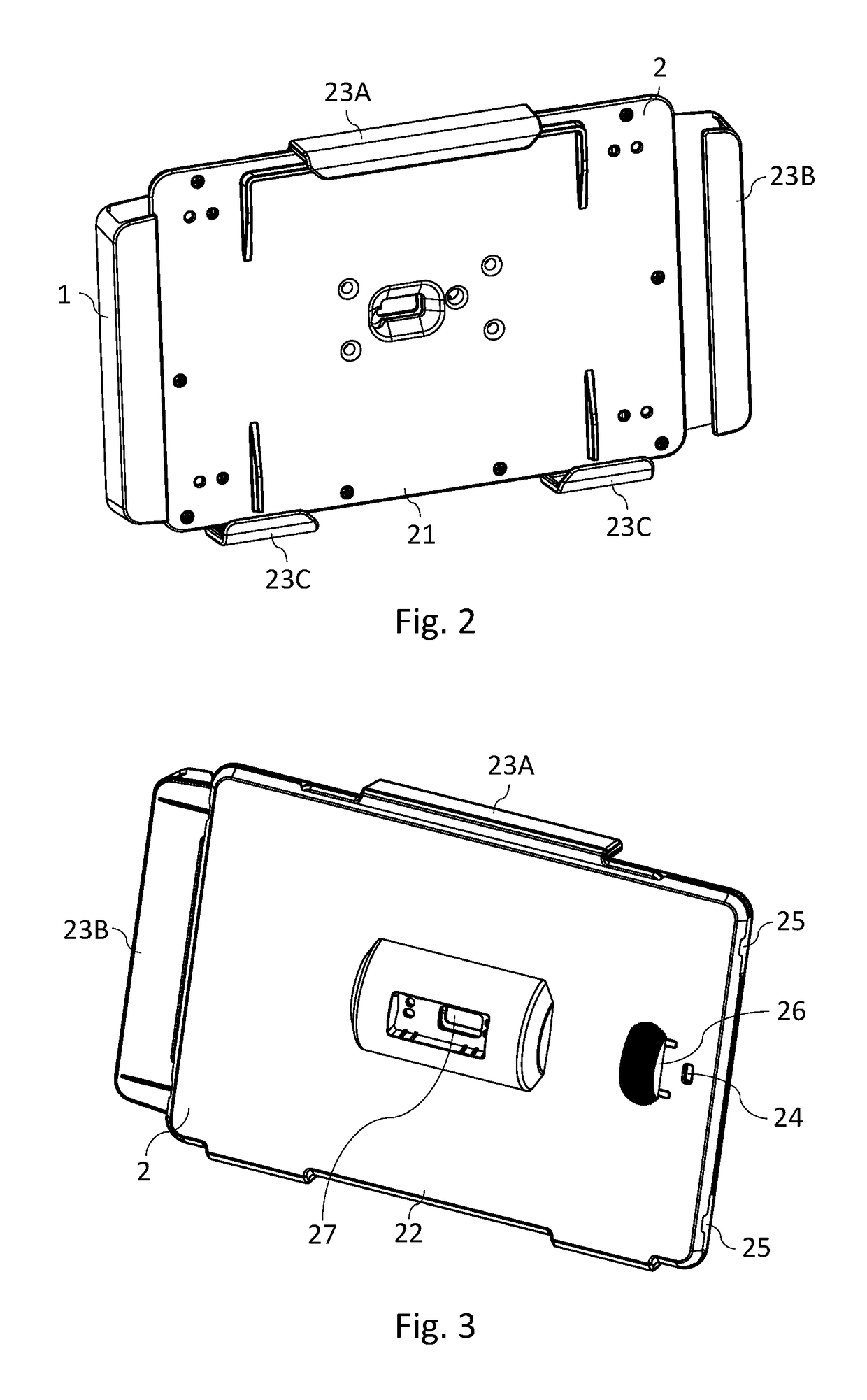 Locking bracket for locking a digital device into a casing