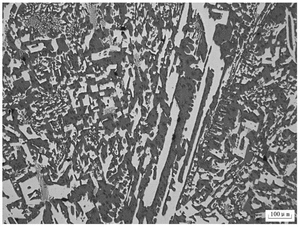 Corrosive agent for Nb - Si material microstructure specimens and an electrolyte corrosion technique