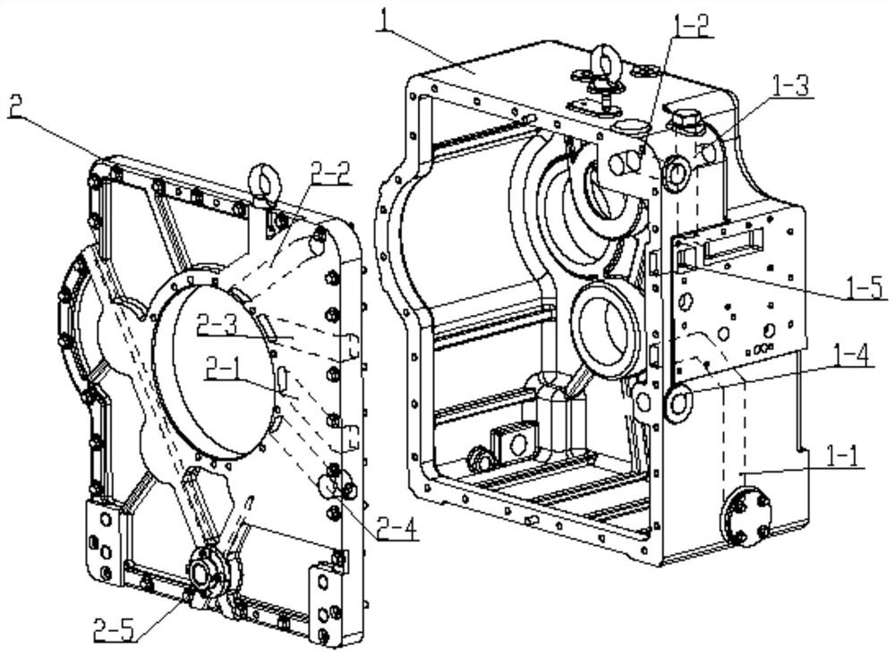 Engineering machinery gearbox