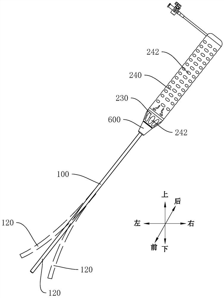 Controllable bent catheter