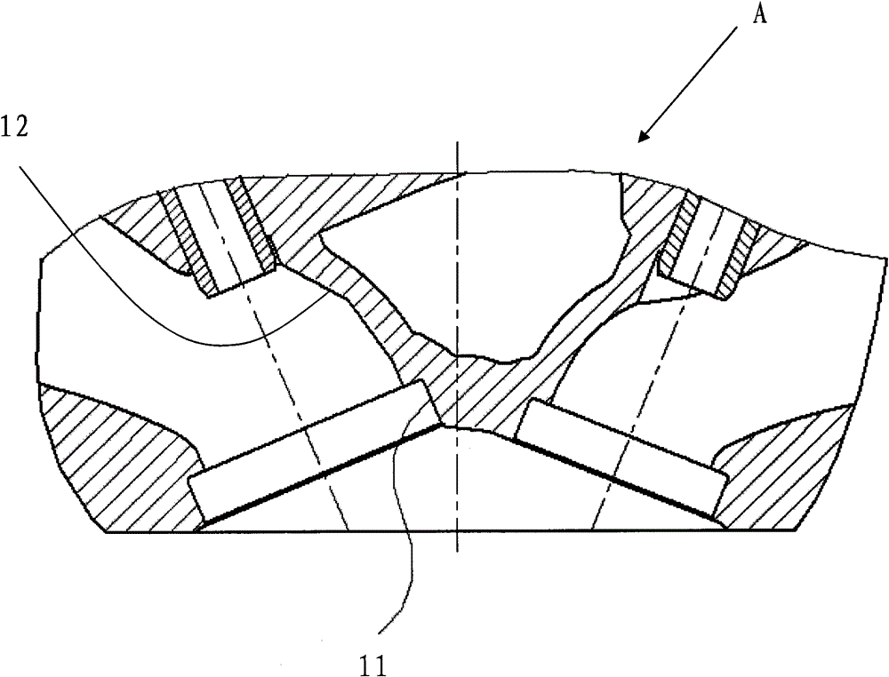 Mounting structure and mounting method of air valve seat ring