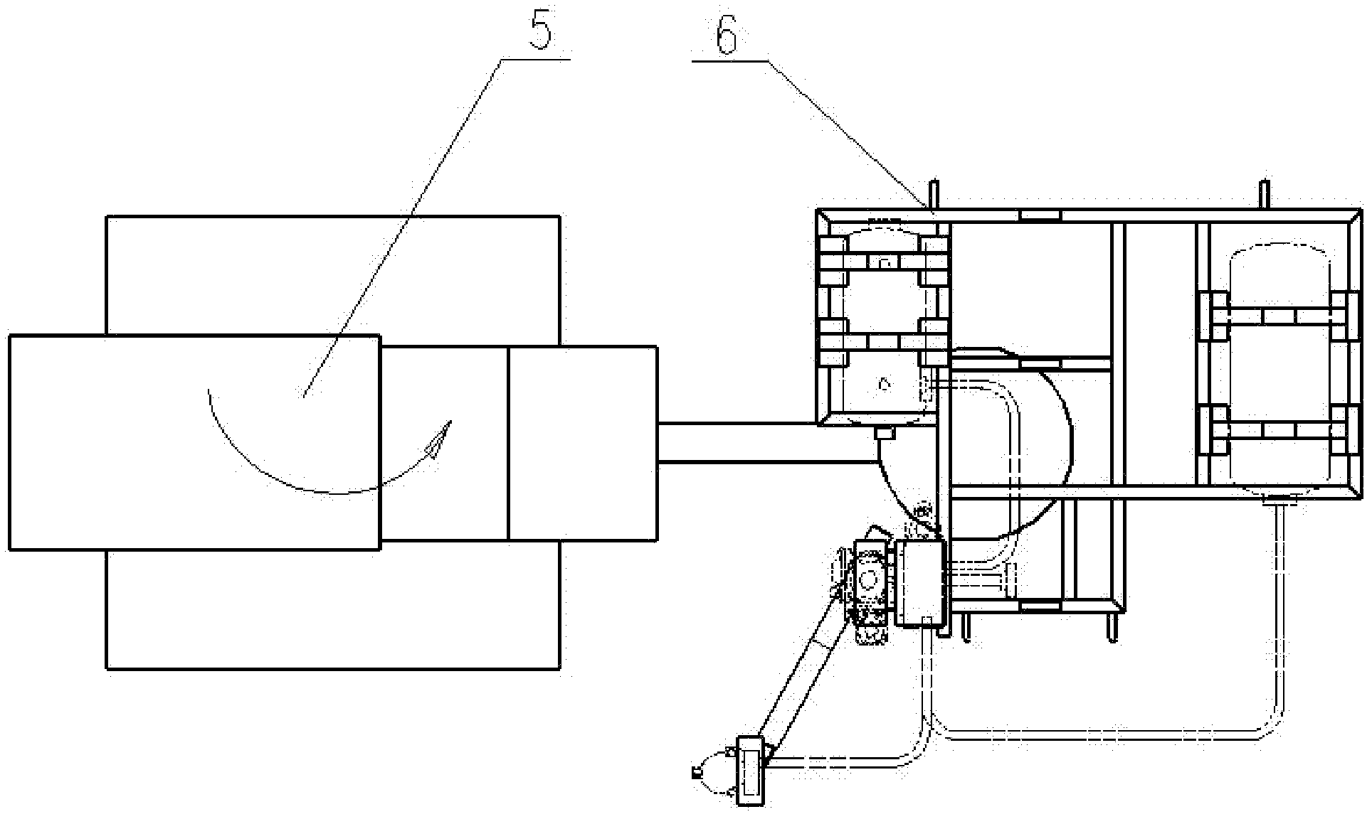 Overall assembly device for valve 120 module