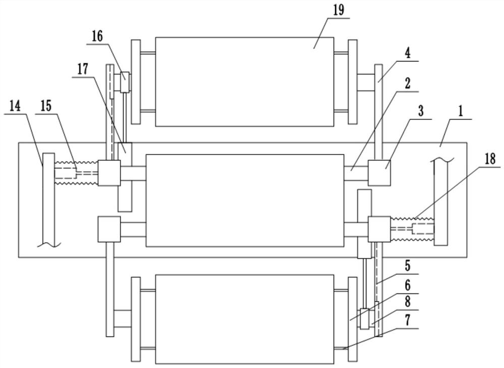 Top unloading device for spraying