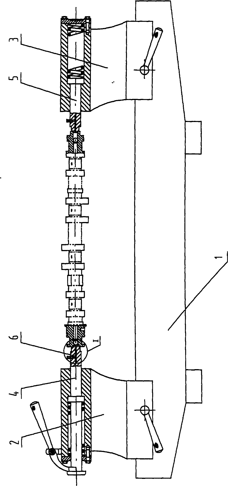 Test bench for tightness of oil conduit of engine camshaft