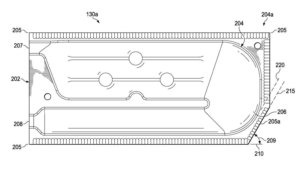 Strain reduction clamshell heat exchanger design