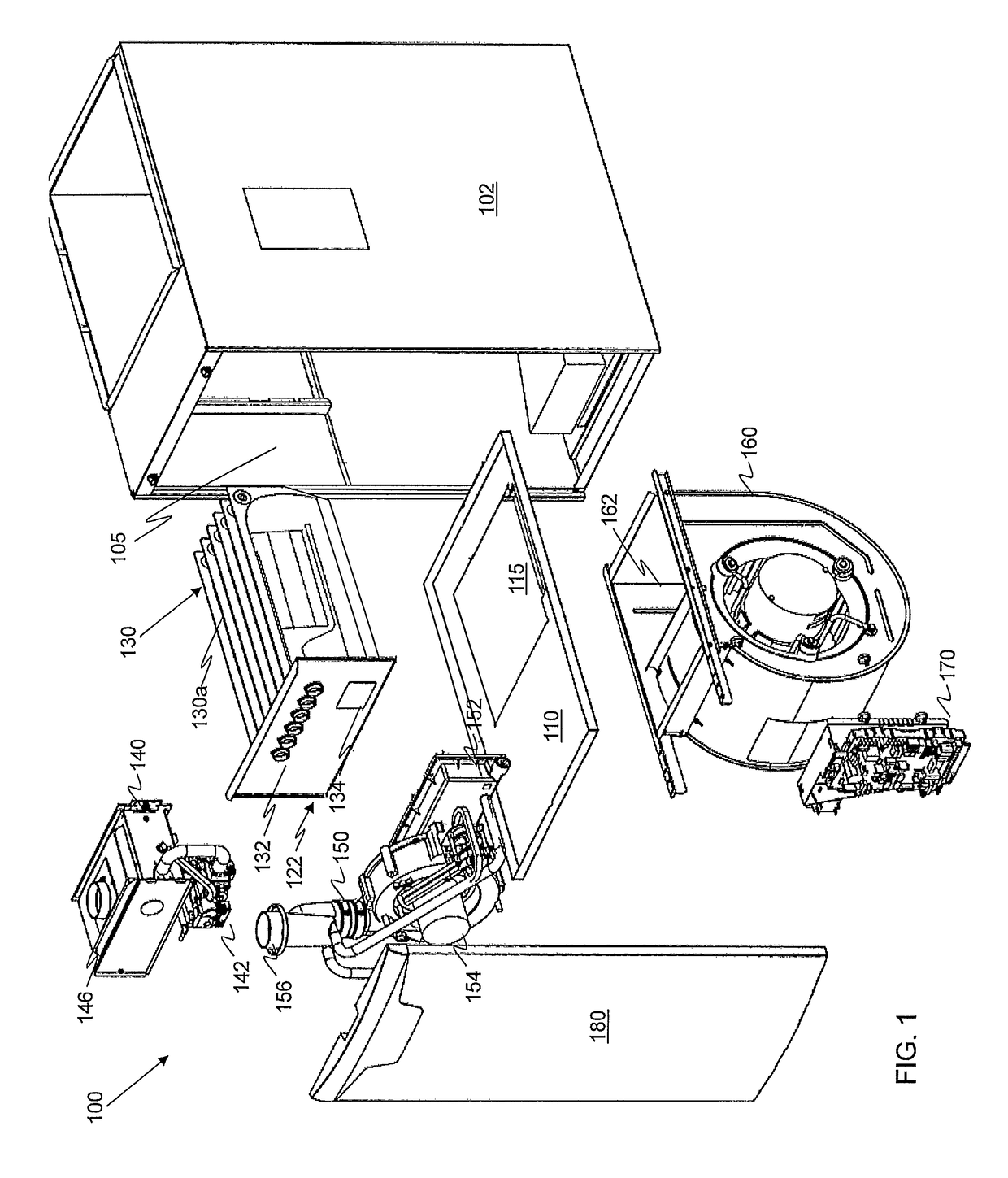 Strain reduction clamshell heat exchanger design