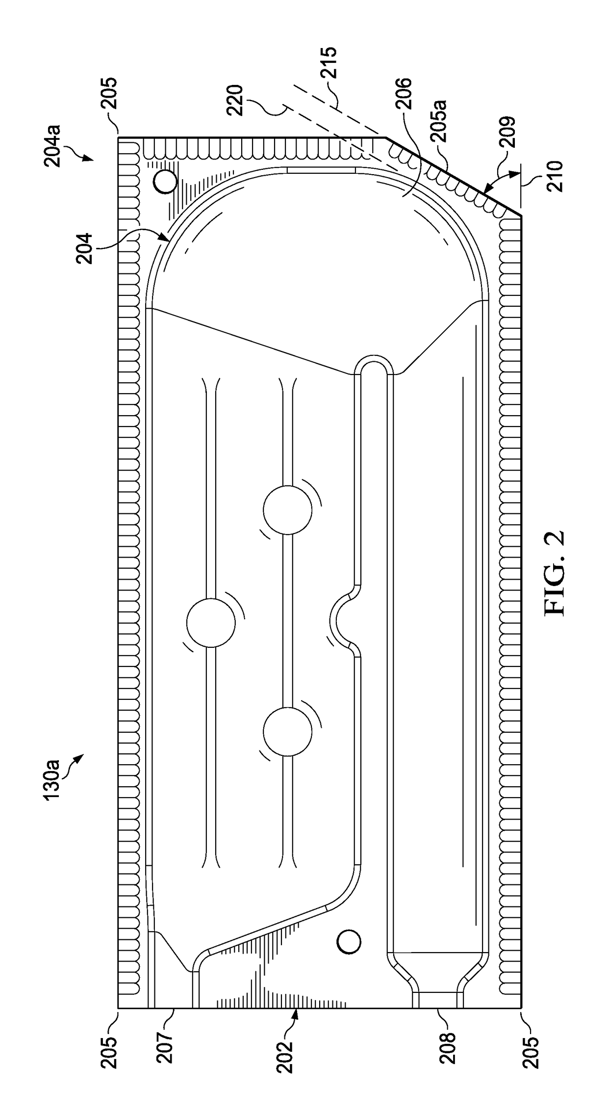 Strain reduction clamshell heat exchanger design