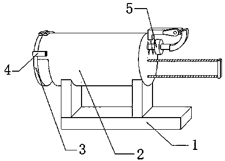 A motor end ring forming and feeding equipment