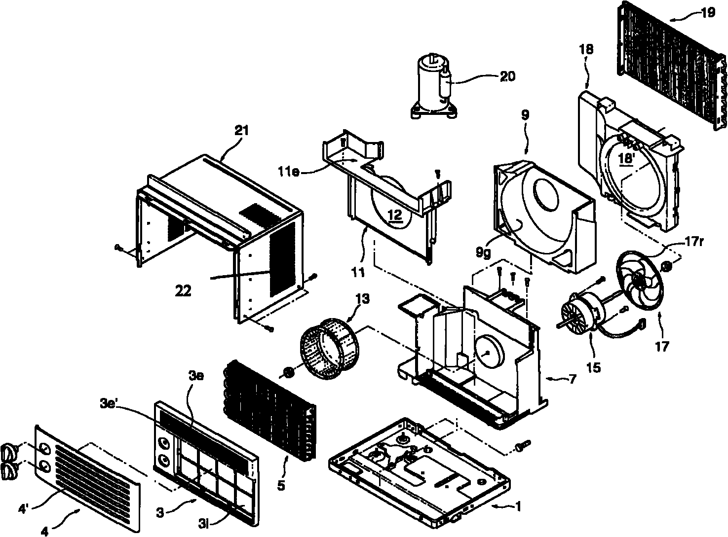 Window air conditioner with overhaul safety switch