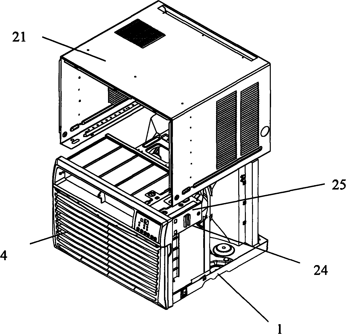 Window air conditioner with overhaul safety switch