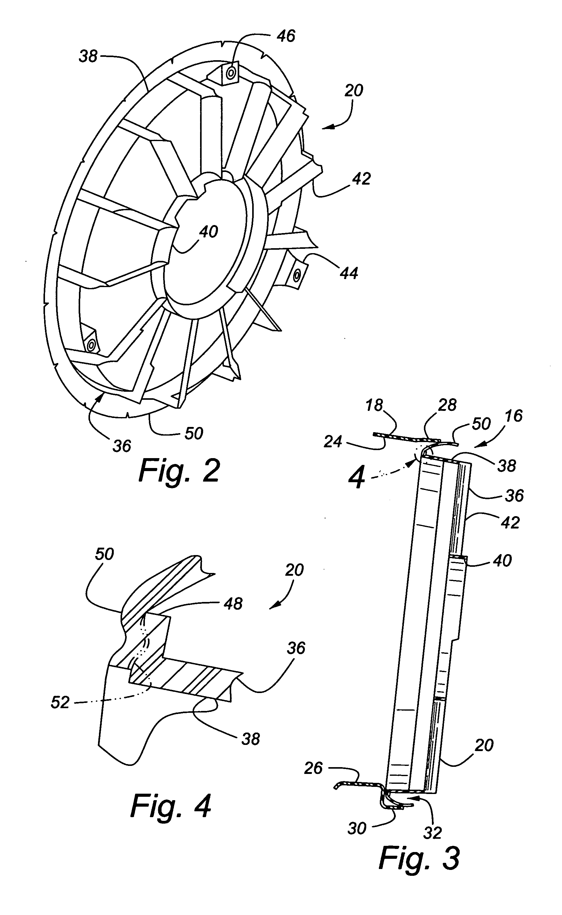 Engine-mounted fan shroud and seal