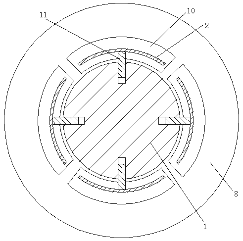 Single lamp indicating type winding mechanism and magnet adsorbing thread residue wire coil winding method