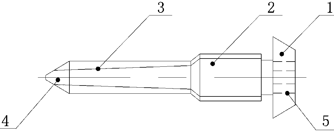 Intramedullary lock nail with low cutting track