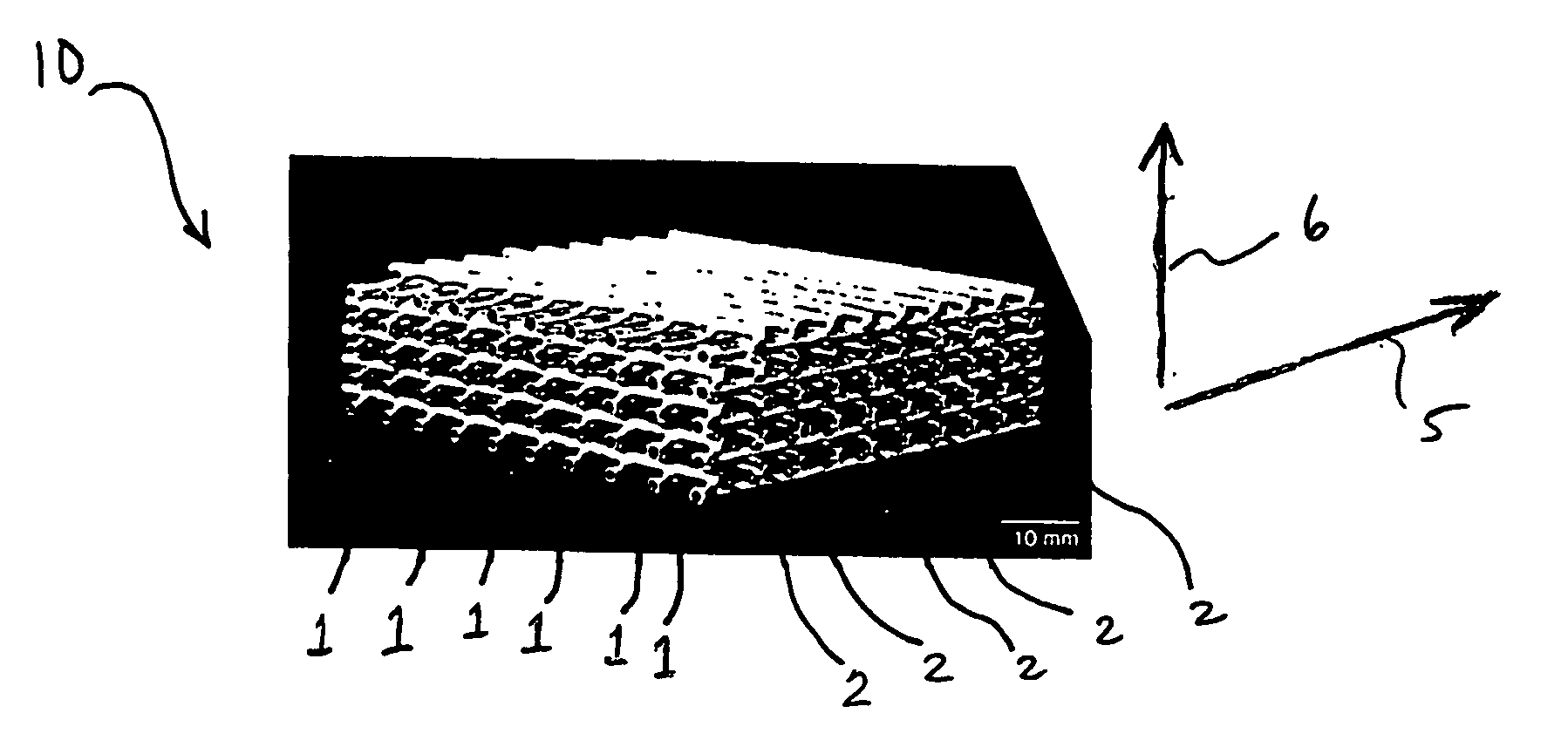 Method for manufacture of periodic cellular structure and resulting periodic cellular structure