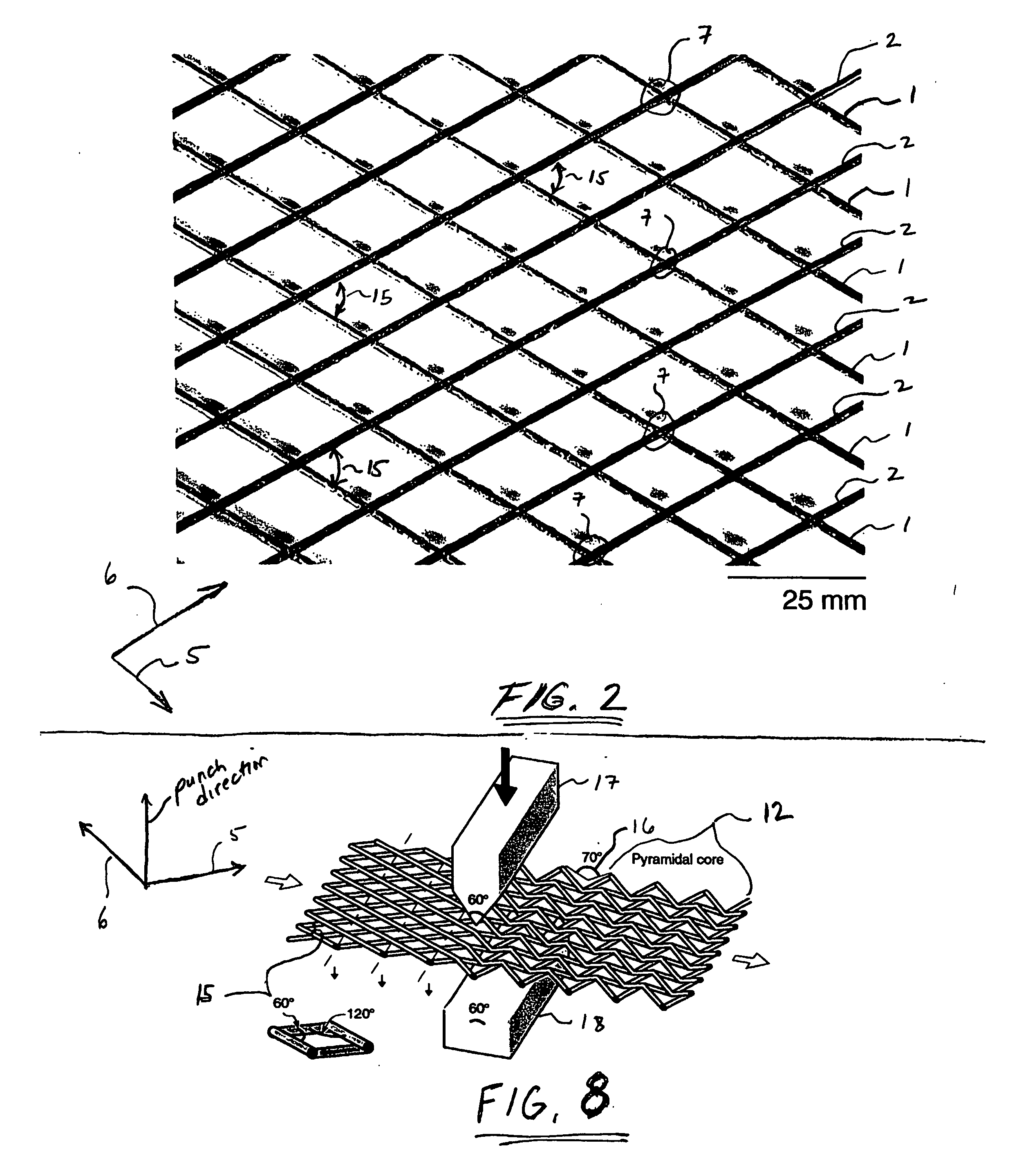Method for manufacture of periodic cellular structure and resulting periodic cellular structure